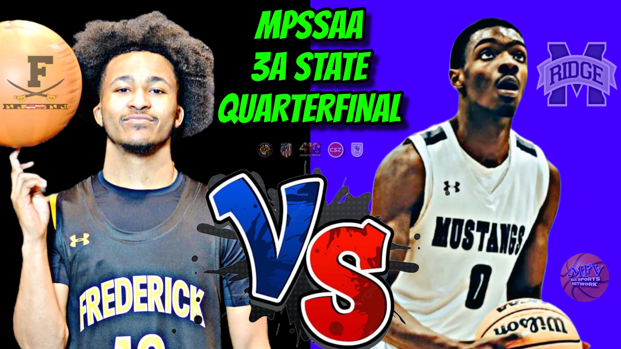 Frederick County vs Howard County in a LOUD Quarterfinal matchup