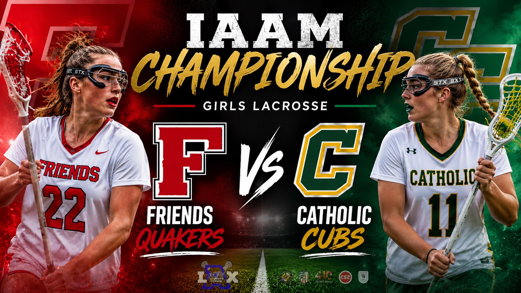 🥍 🥍 ROAD TO USA LACROSSE&nbsp; IAAM C CHAMPIONSHIP #5 Friends School vs #3 Catholic High