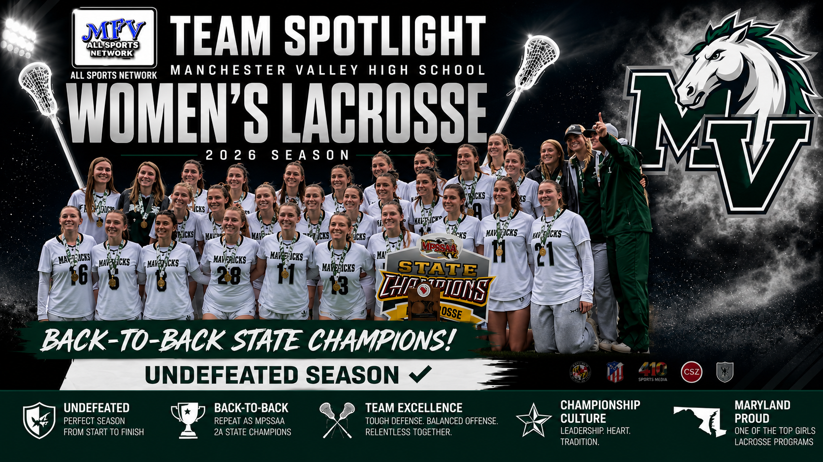 TEAM SPOTLIGHT: Manchester Valley Varsity Women’s Lacrosse