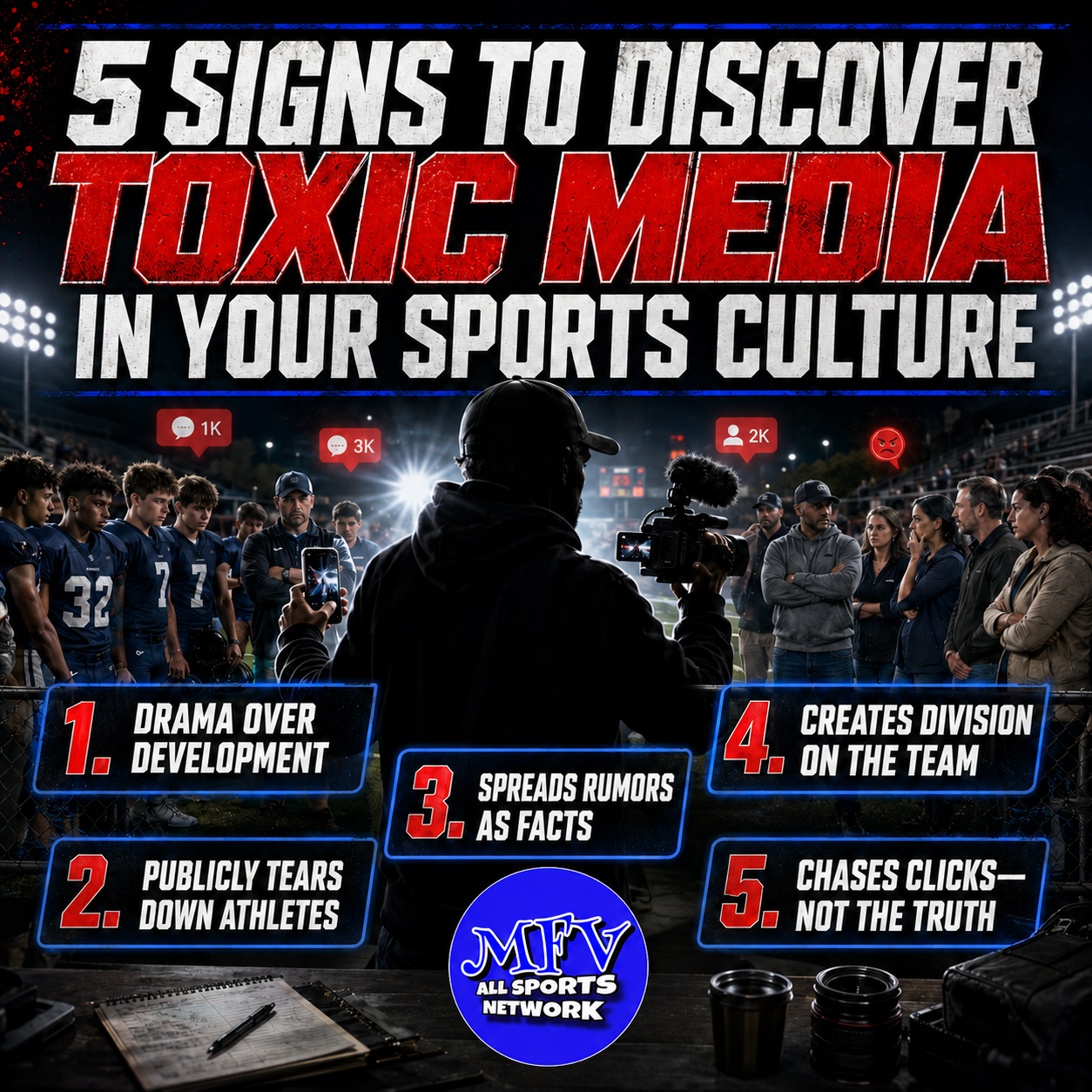 5 SIGNS TO DISCOVER TOXIC MEDIA IN YOUR SPORTS CULTURE