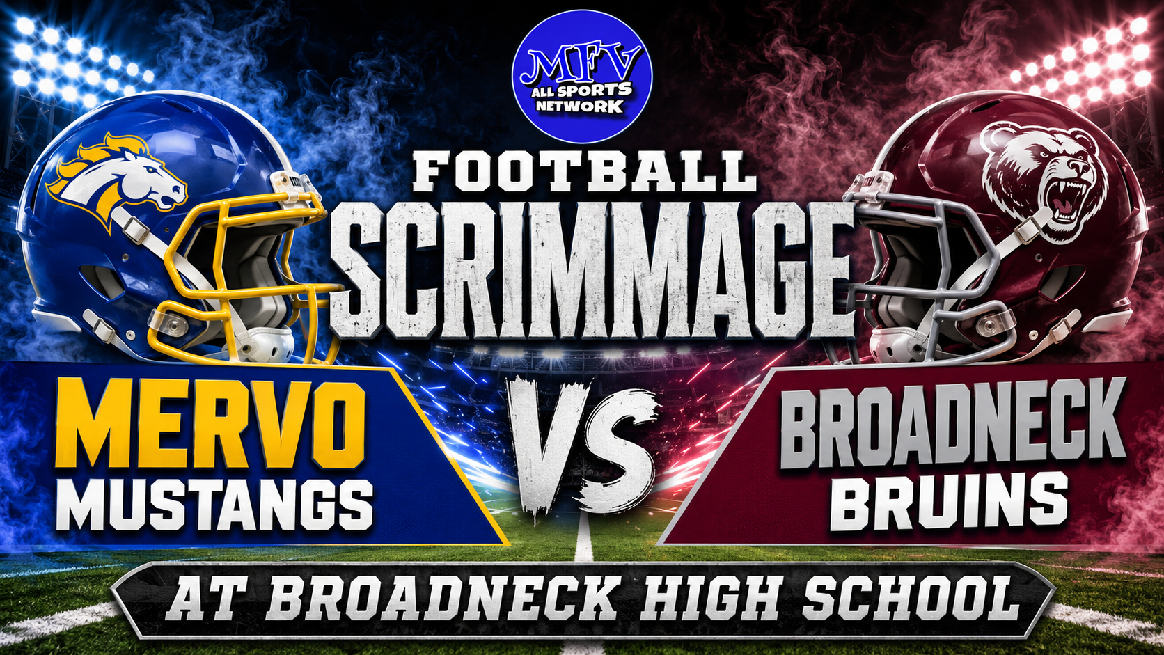 🏈🏈 LAST FOOTBALL SCRIMMAGE BMORE COMES TO NAPTOWN ft Mervo vs Broadneck | HS Football Scrimmage